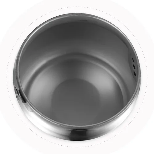 Miniatura 9 de Lurrose Tetera silbante de acero inoxidable de 1.5 cuartos de galón con mango de agarre fresco, tetera silbante para estufa