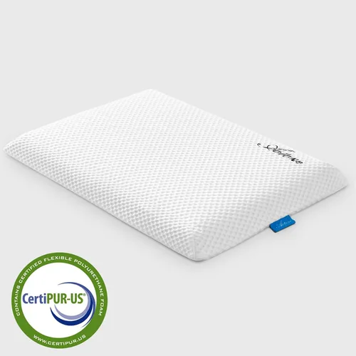 Miniatura 2 de Almohada de espuma viscoelástica ultra fina y plana de 2.4 pulgadas de alto, almohada delgada y fina de perfil bajo para dormir boca abajo