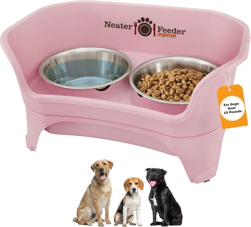 Miniatura 22 de Neater Feeder Express Cuencos para perros a prueba de desorden, elevados para razas de tamaño mediano a grande, cuenco de comida para perros sin