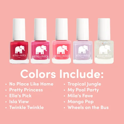 Miniatura 4 de ella+mila - Juego de esmalte de uñas profesional - Esmalte de uñas de secado rápido, larga duración y resistente a las astillas