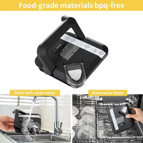Miniatura 5 de Tapa de licuadora de repuesto para jarra Ninja de 72 oz con tapa de bloqueo, piezas de cubierta superior para BL642 BN701 BN751 BN801 BL610 DB751A
