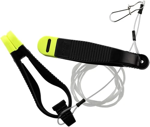 Miniatura 3 de Scotty Power Grip Plus Release, amarillo, trenzado, 12 lb