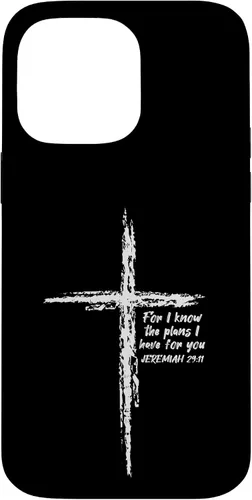 Miniatura 21 de Cross I Know The Plans Verse Bible Jesus God - Funda de regalo cristiana para iPhone 17