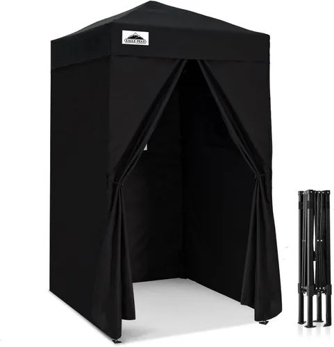 Miniatura 29 de EAGLE PEAK Flex Ultra Compact 4x4 Toldo desplegable, refugio solar, vestidor, toldo portátil de privacidad para piscina, sesiones de fotos