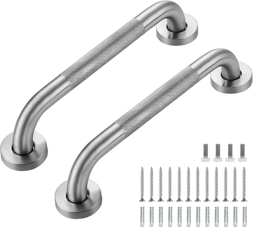 Miniatura 29 de Barras de agarre para ducha, paquete de 2 asas antideslizantes de ducha de 16 pulgadas para ancianos, barra de seguridad para ducha, barras