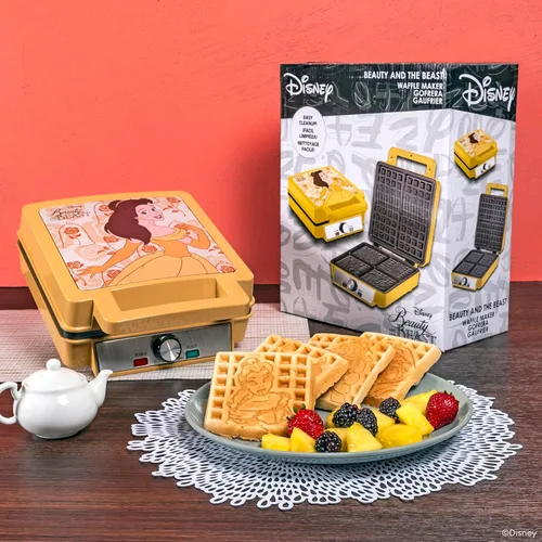 Miniatura 5 de Uncanny Brands Gofrera de Lujo de la Bella y la Bestia de Disney - Bella y la Bestia en tus Gofres Beauty and the Beast