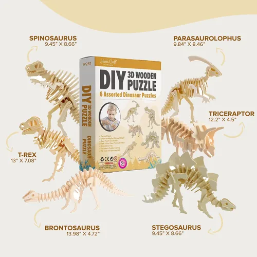Miniatura 6 de Hands Craft - Juego de rompecabezas de madera 3D