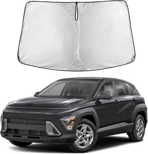 Miniatura 99 de Econour Parasol para parabrisas compatible con Honda Civic 2016-2021, protector de parasol plegable para ventana, bloquea los rayos UV y mantiene tu