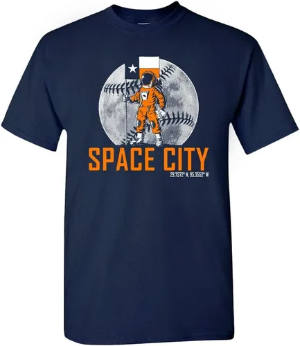 Miniatura 5 de Crush City Houston Space City Astronaut - Camiseta de hombre para fanáticos del béisbol