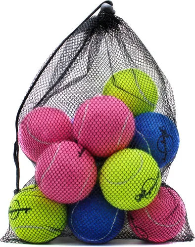 Miniatura 10 de Magicorange Pelotas de tenis, paquete de 12 pelotas de tenis de entrenamiento avanzado, pelotas de práctica, vienen con bolsa de malla para un fácil