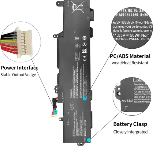 Miniatura 4 de SS03XL 933321-855 - Batería para portátil HP EliteBook 840 830 735 745 G5 G6, EliteBook 730 740 836 846 G5, ZBook 14U G5 G6 SS03050XL HSN-113C-4