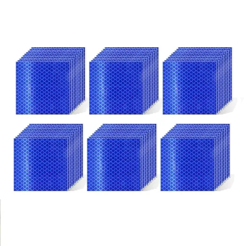 Miniatura 111 de Cinta reflectante blanca de 4 pulgadas, adhesivo de seguridad de advertencia impermeable para exteriores (10 pies)