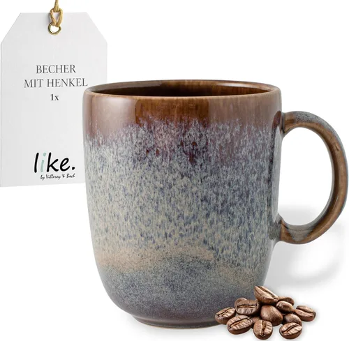 Miniatura 11 de Villeroy & Boch Lave Glace - Taza con asa, elegante taza de loza para todo el día, turquesa, 13.5 onzas, apta para lavavajillas