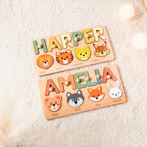 Miniatura 8 de Rompecabezas de nombre personalizado para niños, regalos personalizados para bebés, rompecabezas con nombre personalizado para niños pequeños de 1 a