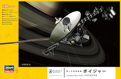Miniatura 6 de Hasegawa Kit modelo de sonda espacial no tripulada Voyager a escala 1:48