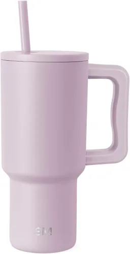 Miniatura 26 de Simple Modern Vaso Trek de 40 oz con Asa y Tapa con Pajilla Vaso de Viaje Aislado de Acero Inoxidable Apto para Portavasos Slumberland
