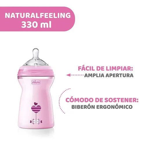 Miniatura 6 de Chicco Natural Feeling 6 Meses + Biberón 11.2 fl oz