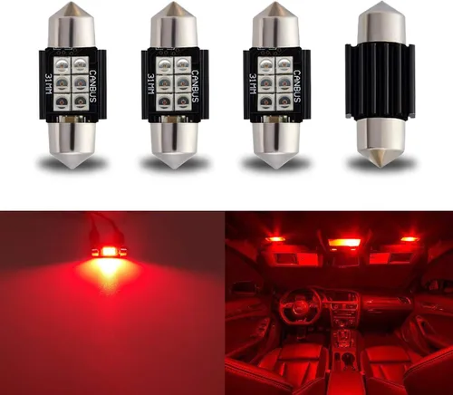 Miniatura 17 de iBrightstar DE3175 DE3021 Festoon de 9-30 V - Focos LED de 1.25 pulgadas (31 mm) extremadamente brillantes y sin errores para luces