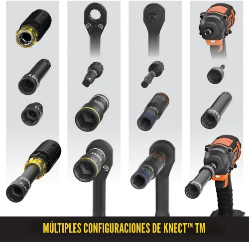 Miniatura 4 de Klein Tools 32500HDRT KNECT - Destornillador de trinquete, destornillador multibroca/destornillador de tuerca, herramienta 11 en 1 con clasificación