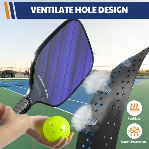Miniatura 2 de JAYA Cinta de agarre de pickleball, agarre extra largo para paletas de pickleball, absorbe el sudor, envoltura de agarre de repuesto antideslizante