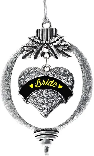 Miniatura 135 de Inspired Silver - Adorno con dije de hermana gemela - Adornos navideños de plata con circonitas cúbicas