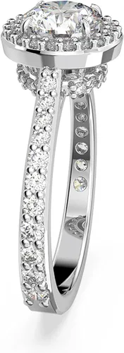 Miniatura 3 de Swarovski Constella Cocktail Ring Jewelry Collection Princess and Round Pavé Cut Clear Crystals