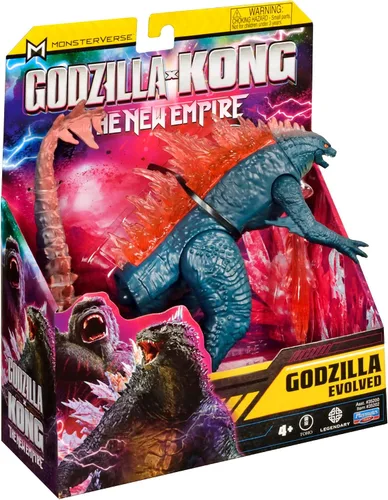 Miniatura 4 de Godzilla x Kong 6" Godzilla Evolved (con Rayo Térmico) de Playmates Toys