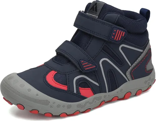 Miniatura 16 de Mishansha Botas de Senderismo para Niños Pequeños Niñas Niños Zapatos de Senderismo Resistentes al Agua Anti-Colisión Antideslizantes Atléticas