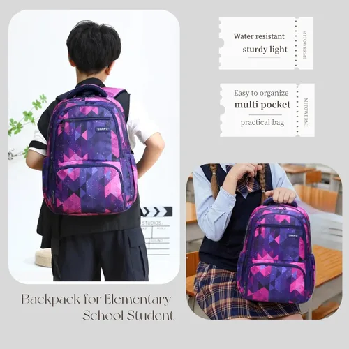 Miniatura 2 de Mochila de MITOWERMI para niños, mochila para niños y niñas, mochila escolar para niños de primaria, mochila para niños, mochilas para niños