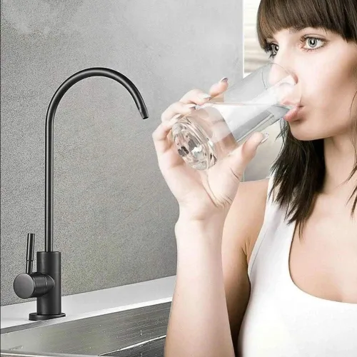 Miniatura 3 de Grifo de agua potable, grifo de bebidas de cocina en acero inoxidable 304, grifo de filtro de agua pura sin espacio de aire para fregadero, apto