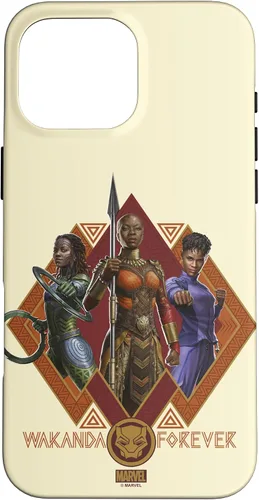 Miniatura 19 de iPhone 16 Marvel Black Panther: Wakanda Forever Hero Warrior Trio Case