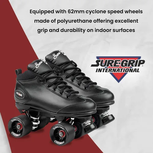 Miniatura 3 de Sure-Grip Cyclone Roller Patín Negro
