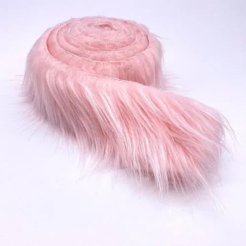 Miniatura 15 de Ice Fabrics Craft - Rollos precortados de tela de piel sintética, tiras de tela mohair de 2 x 60 pulgadas, súper suaves y mullidos, perfectos