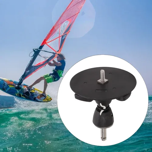 Miniatura 4 de Rosvola Base de mástil de windsurf, nailon y metal de larga duración 360° Base universal para mástil de windsurf, ahorro de energía portátil