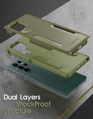Miniatura 3 de Poetic Neon Series - Funda compatible con Galaxy S22 Ultra 5G de 6.8 pulgadas, doble capa, resistente, resistente, ligera, delgada, a prueba