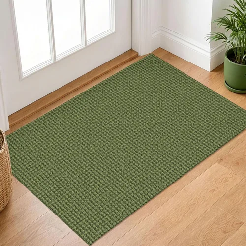 Miniatura 50 de IOHOUZE Alfombra de Área Lavable 4x6 Antideslizante con Respaldo de Goma Alfombras Tejidas para Entrada Interior Alfombras de Dormitorio Alfombra
