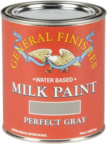 Miniatura 21 de General Finishes Pintura de leche a base de agua, 1 cuarto de galón, lino