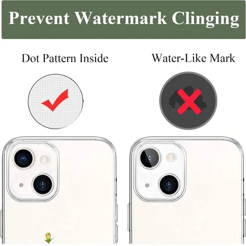 Miniatura 8 de Unov - Funda compatible con iPhone 13, funda transparente con diseño, patrón floral grabado en relieve, protector delgado y suave de TPU, 6.1 Flower
