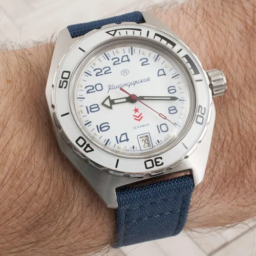 Miniatura 63 de StrapHabit Correa de reloj de liberación rápida, correa de reloj de tela de vela, dos longitudes, correa de reloj de piel de nailon, 0.748 in, 0.787