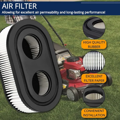 Miniatura 4 de 593260 Filtro de aire ovalado con bujía para herramientas para cortacésped Troy-Bilt TB110 TB115 TB200 TB230 TB330 TB370 de empuje manual: Jardín