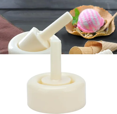 Miniatura 8 de Máquina para hacer conos de gofres crujientes, rodillo de cono de plástico para hacer helados, herramienta formadora de conos de gofres, pastelería