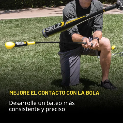 Miniatura 3 de SKLZ Hitting Stick Batting Swing Trainer for Baseball and Softball, One-on-One Coaching Tool for Ball Contact, Hand-Eye Coordination, and Bat Speed