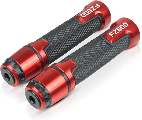 Miniatura 9 de Tapón para manillar de motocicleta, pomos antideslizantes para mango de scooter extremos de manillar de mano de 7/8 pulgadas 0.866 in con logotipo