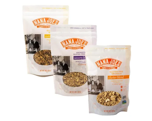 Miniatura 10 de Nana Joes Granola Sunset Blend Nuez, morera y coco Hecho a mano sin gluten, vegano, saludable, a base de plantas, orgánico, sin azúcar refinado