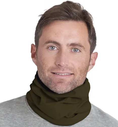 Tough Headwear Neck Warmer - Winter Fleece Neck Gaiter, Ski Tube Scarf & Snowboard Half Face Mask, Face Cover for Men & Women