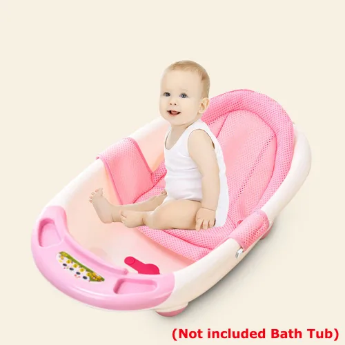 Miniatura 9 de Red de asiento de baño para bebé recién nacido, malla antideslizante de ducha para bañera, ajustable y cómodo, asiento de baño, soporte para bañera