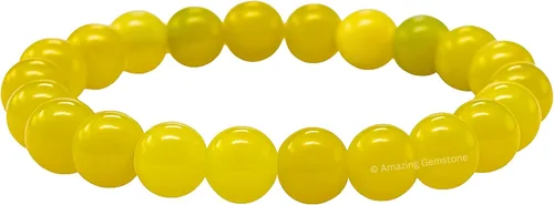 Miniatura 287 de Amazing Gemstone Pulsera de cristal para mujeres y hombres, pulsera de cristal curativo de protección, pulsera elástica con cuentas de piedras