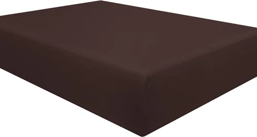 Miniatura 26 de NTBAY - Sábana bajera tamaño California King únicamente - Sábana ajustable de microfibra cepillada con bolsillo profundo a rayas - Sábana de cama