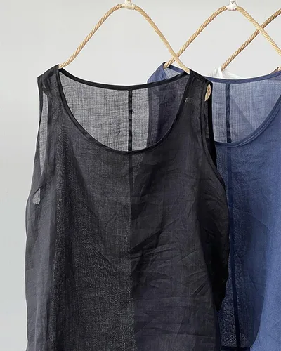 Miniatura 3 de LZJN Camiseta sin mangas para mujer, transpirable, con estampado floral