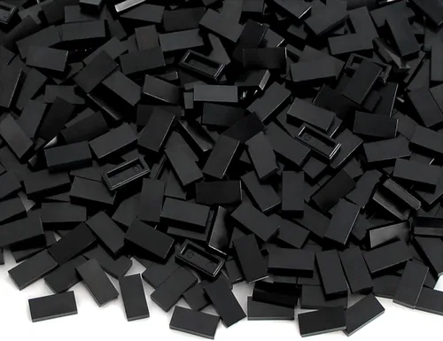Miniatura 9 de Ladrillo plano de 700 piezas de 1×2 en gris azulado oscuro, bloques de construcción a granel para superficies lisas de paredes y pisos, accesorios